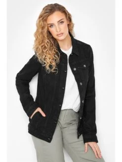 Long Tall Sally Denim Jacket - Black -RIVE IS Clothing Shop UDTJN SQ4 0000000004 BLACK MDd