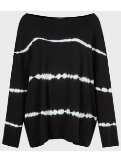 AllSaints Rita Long Sleeve Tee - Black 9 AllSaints Rita Long Sleeve Tee - Black -RIVE IS Clothing Shop UEACR SQ3 0000000004 BLACK SLf