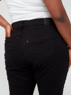 Levi's® Plus Levi's Plus Plus 724™ High Rise Straight Leg Jean - Night Is Black -RIVE IS Clothing Shop UHMH9 SQ4 0000000004 BLACK MDd