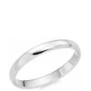Beaverbrooks Platinum 2.5mm Ladies Court Wedding Ring -RIVE IS Clothing Shop UHMJG SQ1 0000001591 PLATINUM SLa