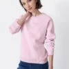 Crew Clothing Brushed Back Crew Sweatshirt -pink -RIVE IS Clothing Shop UNHV7 SQ1 0000000063 PINK MDf