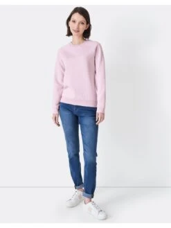 Crew Clothing Brushed Back Crew Sweatshirt -pink -RIVE IS Clothing Shop UNHV7 SQ3 0000000063 PINK MDo