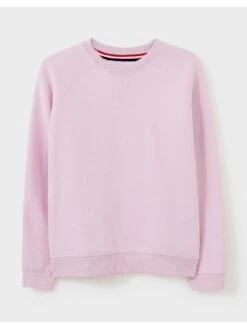 Crew Clothing Brushed Back Crew Sweatshirt -pink -RIVE IS Clothing Shop UNHV7 SQ4 0000000063 PINK MDd