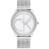 Calvin Klein Iconic Mesh Womens Watch -RIVE IS Clothing Shop UQFM6 SQ1 0000000035 SILVER SLf