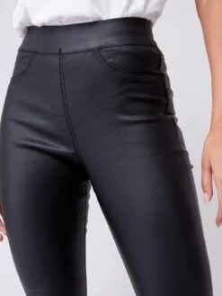 V By Very Coated Denim Jegging - Black -RIVE IS Clothing Shop UR5KW SQ5 0000000004 BLACK MDd1