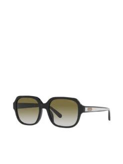 COACH Black Rectangle Sunglasses