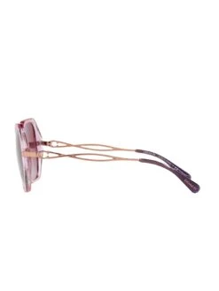 COACH Gradient Transparent Hexagonal Sunglasses -RIVE IS Clothing Shop UTXD2 SQ4 0000000039 PURPLE SLd1