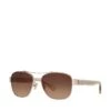 COACH Light Gold Pilot Sunglasses