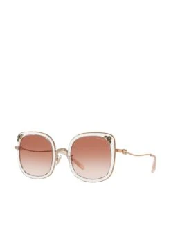 COACH Rose Gold Square Sunglasses