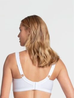 Miss Mary Of Sweden Miss Mary Cotton Comfort Bra - White -RIVE IS Clothing Shop UVV8G SQ2 0000000013 WHITE MDb