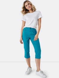 Crew Clothing Murray Crops - Teal -RIVE IS Clothing Shop UWA9F SQ3 0000000047 GREEN MDo