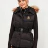 Zavetti Canada Okawa Belted Padded Gilet - Black -RIVE IS Clothing Shop UXADF SQ1 0000000004 BLACK MDf