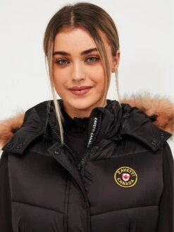 Zavetti Canada Okawa Belted Padded Gilet - Black 11 Zavetti Canada Okawa Belted Padded Gilet - Black -RIVE IS Clothing Shop UXADF SQ4 0000000004 BLACK MDd