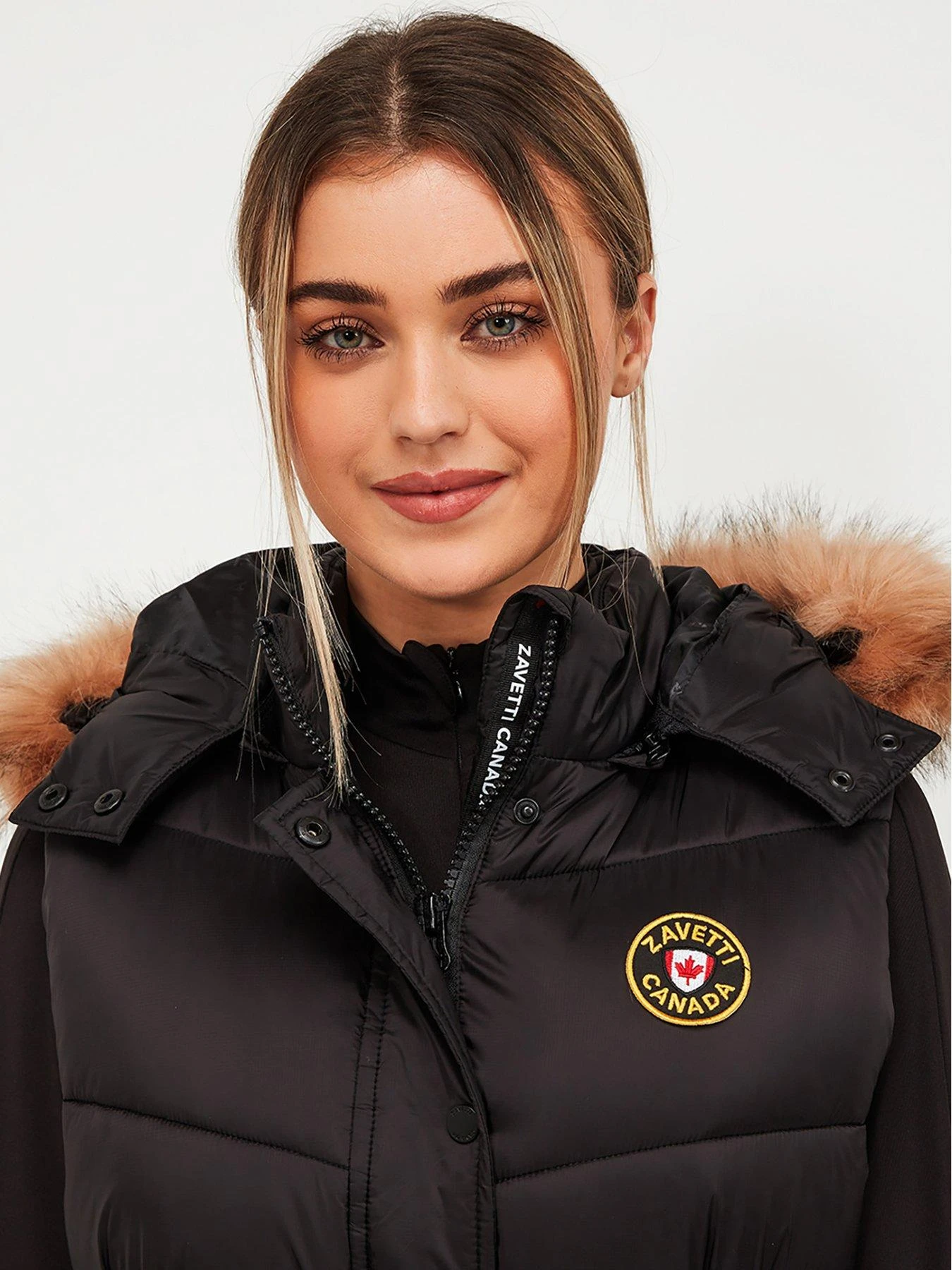 Zavetti Canada Okawa Belted Padded Gilet - Black 6 Zavetti Canada Okawa Belted Padded Gilet - Black - Image 4