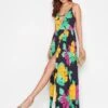 Long Tall Sally Plunge Strappy Dress - Yellow 2 Long Tall Sally Plunge Strappy Dress - Yellow -RIVE IS Clothing Shop UZFE8 SQ1 0000000076 YELLOW MDf