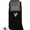 Caroline Gardner 3 Pack Plain Ankle Socks - Black -RIVE IS Clothing Shop V2WS4 SQ1 0000000004 BLACK PKf