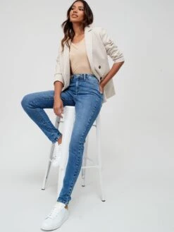 Everyday Relaxed Skinny Jean - Mid Wash  -RIVE IS Clothing Shop V3NBV SQ4 0000000265 MID WASH MDd