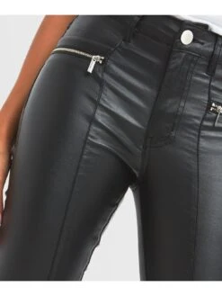 Joe Browns Rock Chick Leather Look Trousers -black -RIVE IS Clothing Shop V4D59 SQ4 0000000004 BLACK MDd