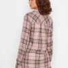 Long Tall Sally Check Overhead Shirt - Pink 