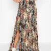 Long Tall Sally Maxi Animal Geo Skirt -RIVE IS Clothing Shop V585Y SQ1 0000000003 NATURAL MDf