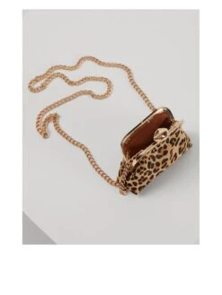 Luella Grey Eliza Mini Cow Hide Frame Purse Bag - Leopard -RIVE IS Clothing Shop V65ZH SQ3 0000000147 LEOPARD SLa