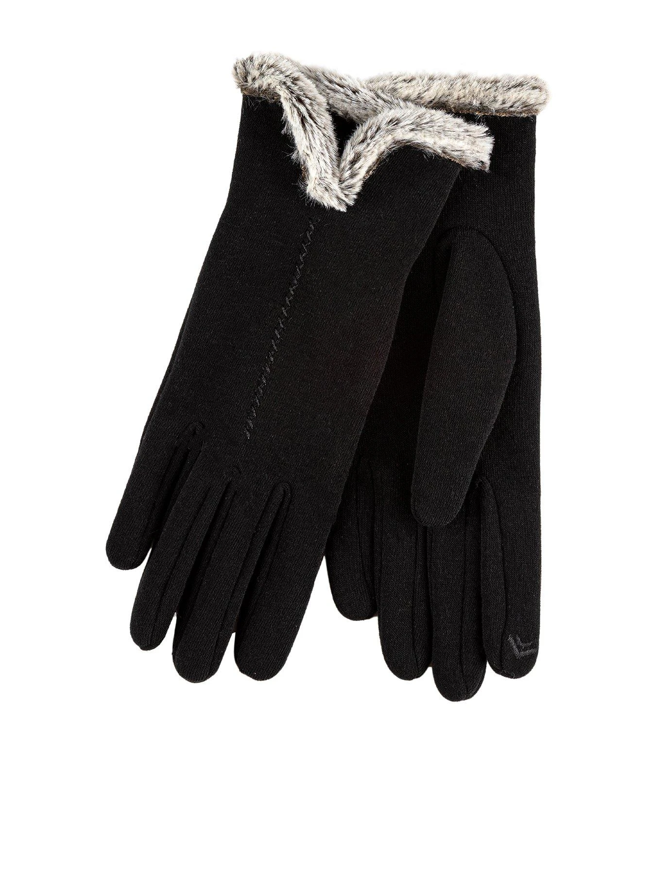 TOTES Thermal Glove With Tipped Fur Cuff Smart Touch 3 TOTES Thermal Glove With Tipped Fur Cuff Smart Touch