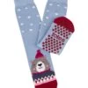TOTES Ladies Single Original Slipper Socks - Bear - Multi
