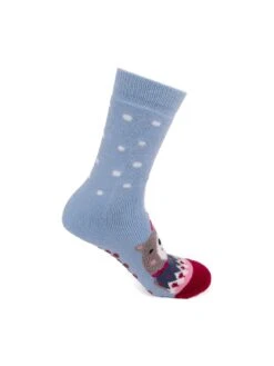 TOTES Ladies Single Original Slipper Socks - Bear - Multi -RIVE IS Clothing Shop V7G3A SQ4 0000000029 MULTI MDd