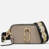 MARC JACOBS The Snapshot Cross-Body Bag - Cement/Brown -RIVE IS Clothing Shop V7LGY SQ1 0000000005 GREY SLf