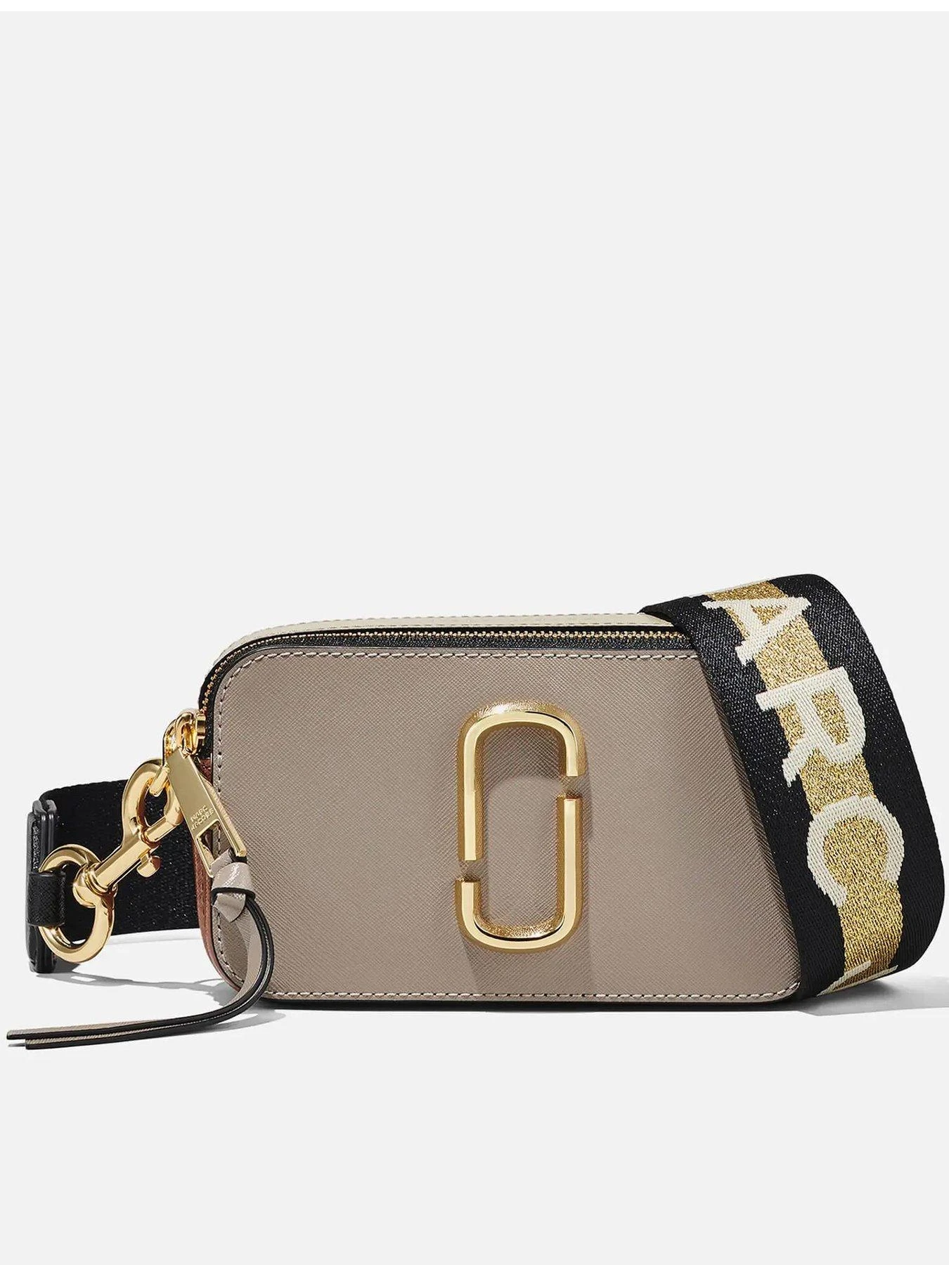 MARC JACOBS The Snapshot Cross-Body Bag - Cement/Brown 3 MARC JACOBS The Snapshot Cross-Body Bag - Cement/Brown