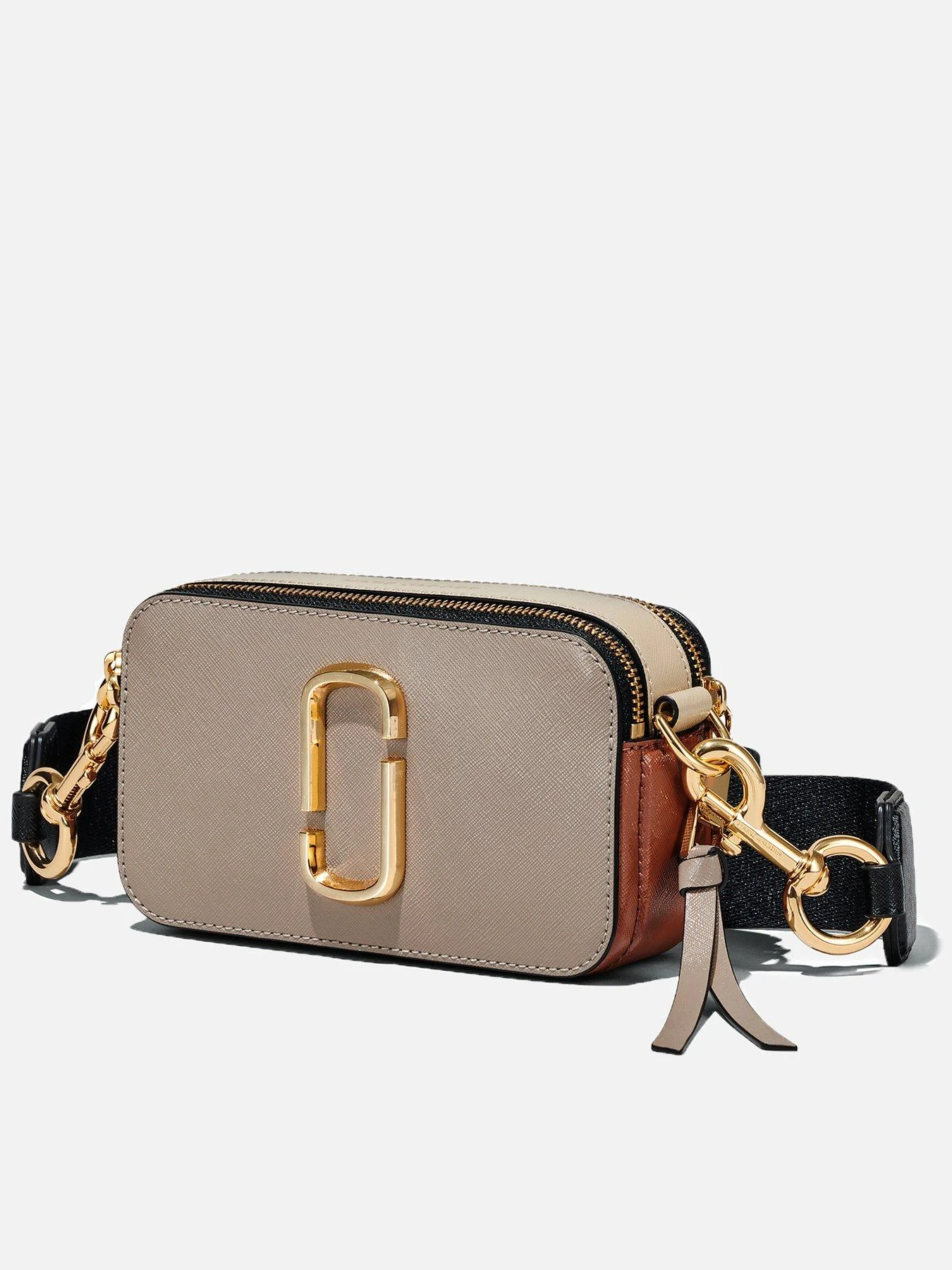 MARC JACOBS The Snapshot Cross-Body Bag - Cement/Brown 4 MARC JACOBS The Snapshot Cross-Body Bag - Cement/Brown - Image 2