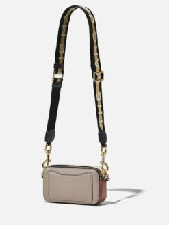 MARC JACOBS The Snapshot Cross-Body Bag - Cement/Brown 8 MARC JACOBS The Snapshot Cross-Body Bag - Cement/Brown -RIVE IS Clothing Shop V7LGY SQ4 0000000005 GREY SLd