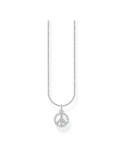 Thomas Sabo Charming Peace Necklace 11 Thomas Sabo Charming Peace Necklace -RIVE IS Clothing Shop V85G7 SQ4 0000000013 WHITE SLd1