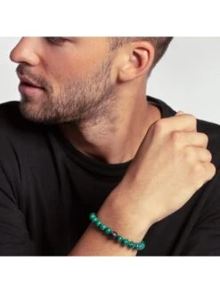 Thomas Sabo Green Black Cat Bracelet -RIVE IS Clothing Shop V85H8 SQ5 0000000047 GREEN SLd2