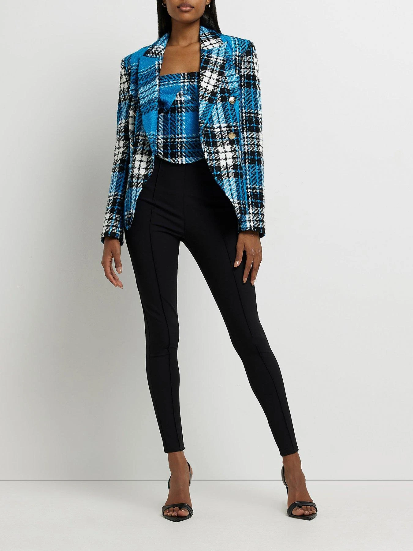 River Island Techno Zip Skinny Trouser - Black 5 River Island Techno Zip Skinny Trouser - Black - Image 3