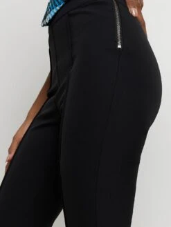 River Island Techno Zip Skinny Trouser - Black 10 River Island Techno Zip Skinny Trouser - Black -RIVE IS Clothing Shop V8AV4 SQ4 0000000004 BLACK MDd