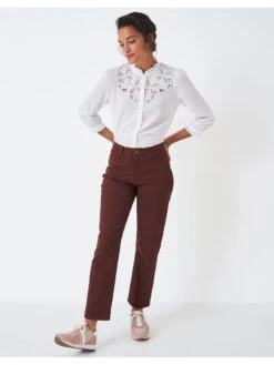 Crew Clothing Brompton Twill Trouser - Brown 10 Crew Clothing Brompton Twill Trouser - Brown -RIVE IS Clothing Shop V92X3 SQ3 0000000198 ORANGE MDo