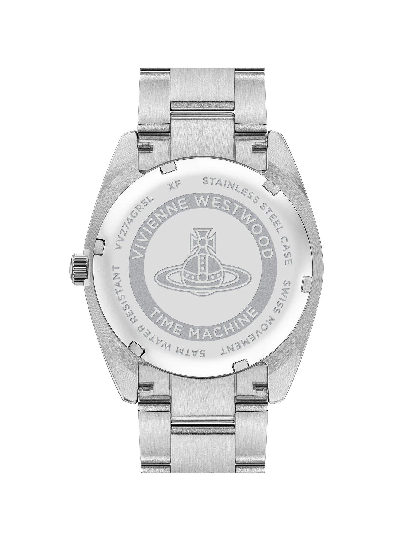 Vivienne Westwood Pennington Unisex Quartz Watch With Green Dial & Silver Stainless Steel Bracelet 6 Vivienne Westwood Pennington Unisex Quartz Watch With Green Dial & Silver Stainless Steel Bracelet - Image 4