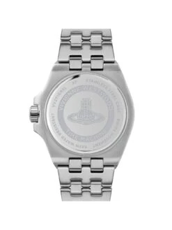 Vivienne Westwood Leamouth Unisex Quartz Watch With Green Dial & Stainless Steel Bracelet -RIVE IS Clothing Shop V9P5C SQ5 0000000035 SILVER SLd1