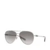 COACH Pilot Sunglasses - Shiny Silver