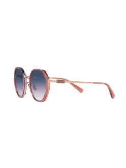 COACH Round Sunglasses - Transparent Amber / Shiny Rose -RIVE IS Clothing Shop VA0FK SQ5 0000000063 PINK SLd2