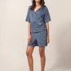 White Stuff Sabrina Towelling Short -blue
