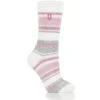 Heat Holders Palma Core Multi Stripe Socks - Ivory -RIVE IS Clothing Shop VA8AE SQ1 0000000067 CREAM MDf