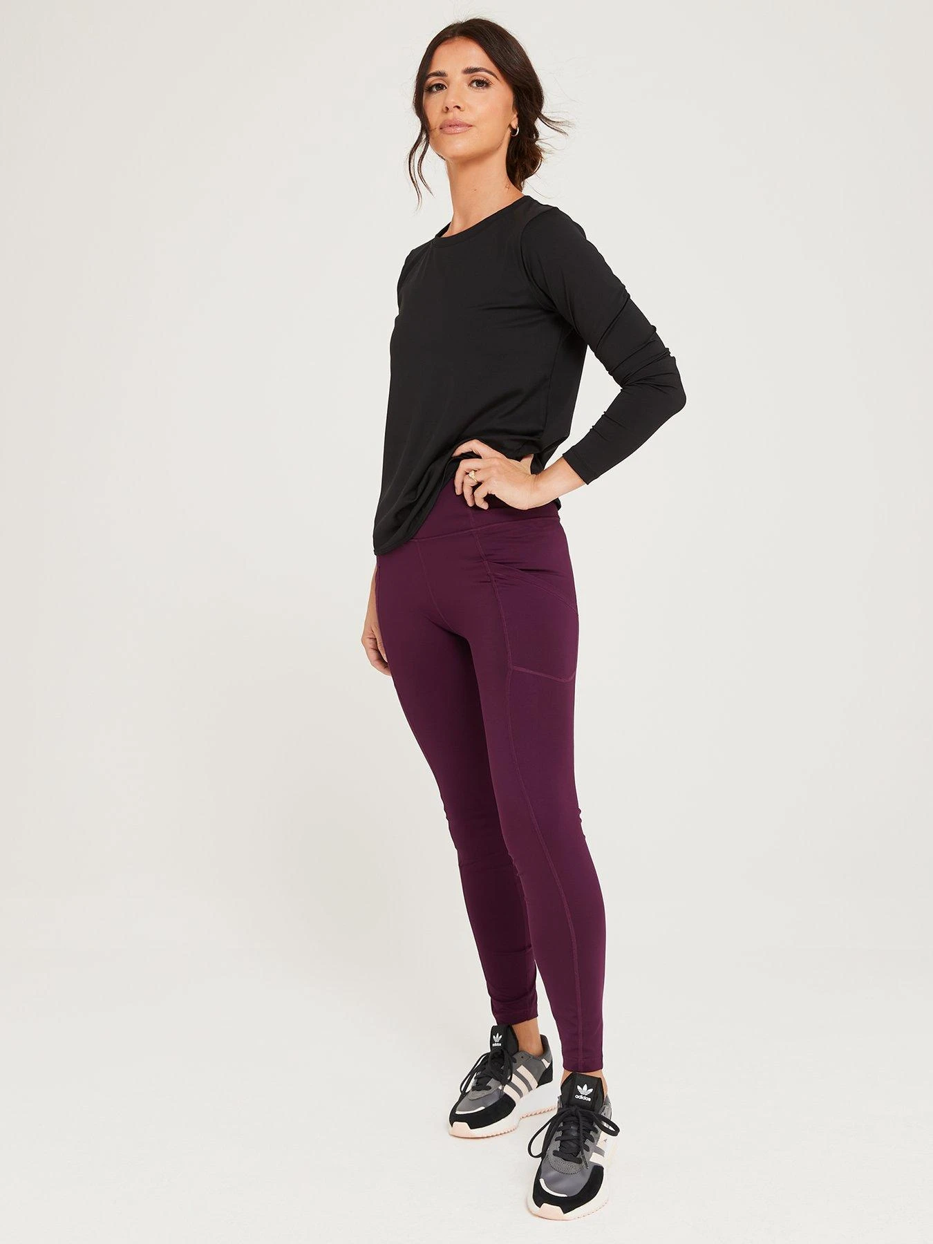 Lucy Mecklenburgh Training Leggings - Purple 3 Lucy Mecklenburgh Training Leggings - Purple
