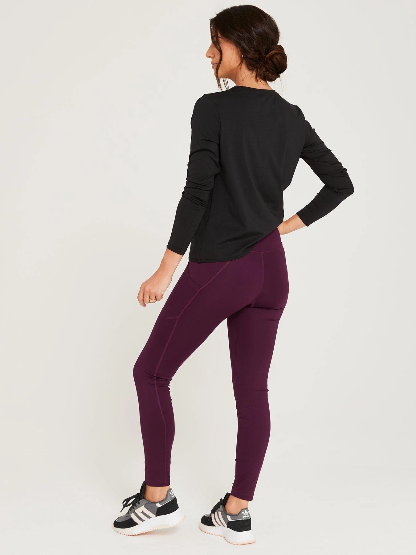 Lucy Mecklenburgh Training Leggings - Purple 4 Lucy Mecklenburgh Training Leggings - Purple - Image 2