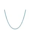 Seol + Gold Sterling Silver Turquoise Adjustable Tennis Choker Necklace