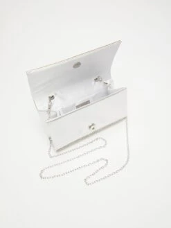 Quiz Diamante Clutch Bag -RIVE IS Clothing Shop VCG4X SQ5 0000000035 SILVER SLi