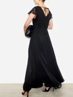 Religion Flutter Sleeve Maxi Dress - Black -RIVE IS Clothing Shop VD4FU SQ5 0000000004 BLACK MDd1