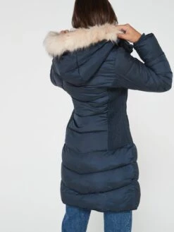 Everyday Waist Detail Padded Coat -RIVE IS Clothing Shop VDD55 SQ6 0000000048 NAVY MDd2