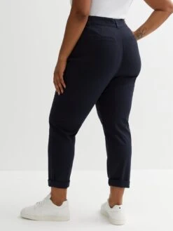 New Look Navy Mid Rise Straight Leg Chinos -RIVE IS Clothing Shop VDO0A SQ6 0000000048 NAVY MDd2